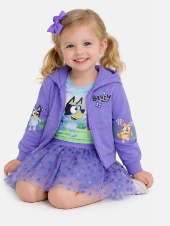 Other - Bluey Ludo Studio Character Kids' 3-piece Tutu Set 4T